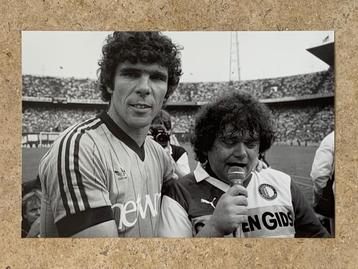 Org z/w foto 30x20 cm Andre Hazes in F'noord shirt 04-06-'83 beschikbaar voor biedingen