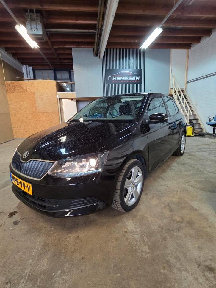Skoda Fabia 1.0 Greentech 75pk 2018 Zwart, Auto's, Skoda, Bedrijf, Fabia, Benzine, Hatchback, Handgeschakeld, Geïmporteerd, Zwart