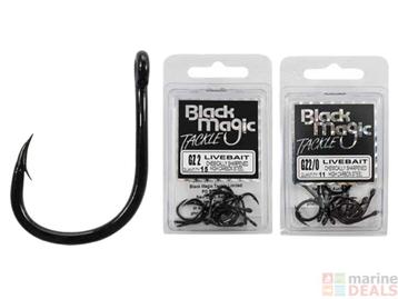 Big Game Black Magic Tackel livebait hooks 2/0. beschikbaar voor biedingen