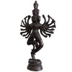 Groot bronzen beeld van Shiva als Nataraja LOT 129, Ophalen of Verzenden, Gebruikt