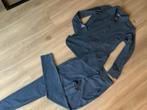 Studio Anneloes denimlook travelstof set net jumpsuit s m, Ophalen of Verzenden, Zo goed als nieuw, Maat 36 (S), Blauw