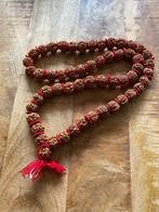Unieke Guru Chikna Rudraksha Mala Sieraad uit India, Antiek en Kunst, Antiek | Religie, Verzenden