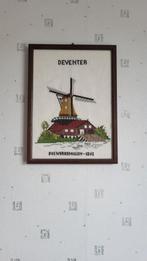 Borduurwerk Deventer Bolwerksmolen 1863, Ophalen of Verzenden