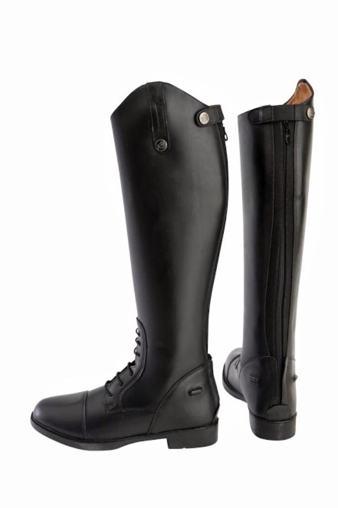 Zwarte leren laarzen Horka Anna maat 40XW 41N 42N en 43N, Dieren en Toebehoren, Paardrijkleding, Nieuw, Dames, Heren, Schoeisel