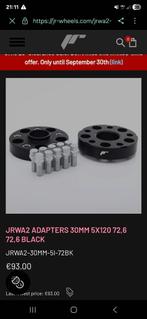 5x120 adaptors bmw 30 mm spacer, Ophalen of Verzenden, BMW