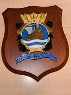 Marine schildje L801 zr ms de Witt mariniers troepen schip, Verzenden, Marine, Nederland, Embleem of Badge