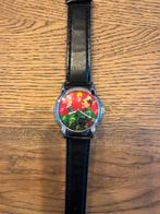 Vintage Russisch Horloge met Bewegend Handje, Overige merken, Staal, Polshorloge, Ophalen of Verzenden