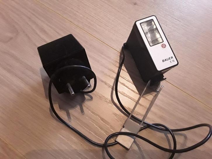 Bauer E16 Flitser - Vintage Camera Flitsapparaat, Audio, Tv en Foto, Fotografie | Flitsers, Gebruikt, Overige merken, Ophalen of Verzenden