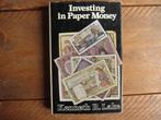 Investing in Paper Money - Kenneth R. Lake, Ophalen of Verzenden, Boek of Naslagwerk