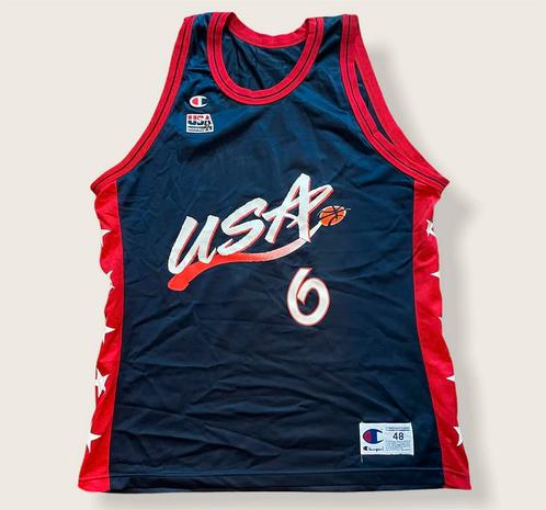 NBA 90s vintage Penny Hardaway Dream Team jersey basketbal, Sport en Fitness, Basketbal, Zo goed als nieuw, Kleding, Ophalen of Verzenden
