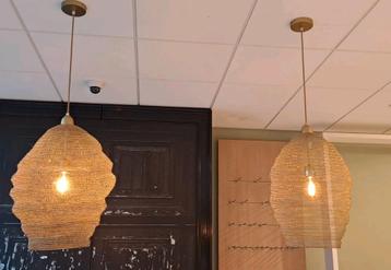 2x Light & Living hanglamp goud | compleet & werkend beschikbaar voor biedingen
