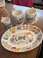 Blond Amsterdam LOVE Set - ZGAN!, Blond Amsterdam, Ophalen of Verzenden, Zo goed als nieuw, Kop(pen) en/of Schotel(s)