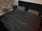 Boxspring 180x200, Zwart, Tweepersoons, Ophalen of Verzenden, Zo goed als nieuw