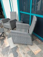 Relax stoelen 2 stuksmet verstelbare rugleuning, Tuin en Terras, Tuinsets en Loungesets, Ophalen, Gebruikt, Aluminium, 2 zitplaatsen