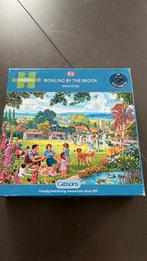 Gibsons puzzel Bowling by the brook 100xxl stukjes, Hobby en Vrije tijd, Ophalen of Verzenden, 500 t/m 1500 stukjes, Gebruikt