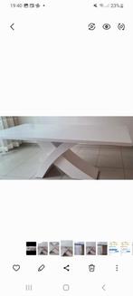 Moderne witte hoogglans eettafel 180x90cm, Huis en Inrichting, Tafels | Eettafels, Ophalen of Verzenden