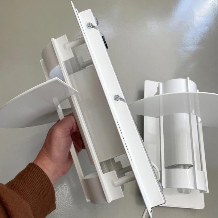 2 Louis Poulsen LAMPEN Saturn Denmark Scandinavisch design, Huis en Inrichting, Lampen | Wandlampen, Gebruikt, Metaal, Ophalen of Verzenden