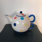 Price & Kensington Pristine pottery polkadot stippen theepot, Ophalen of Verzenden