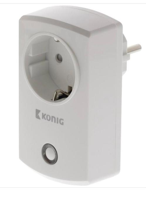 Nieuwe smart-stopcontact van König in doos, Hobby en Vrije tijd, Elektronica-componenten, Nieuw, Ophalen of Verzenden