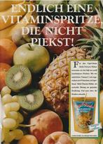 retro reclame 1988 Capri-Sonne frisdrank fruit in een pakje, Verzenden, Overige typen