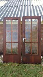 hardhout, Doe-het-zelf en Verbouw, Deuren en Horren, Ophalen, Gebruikt, Binnendeur, Glas