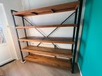 Giga meubel boekenkast industrieel hout / zwart big, Huis en Inrichting, Ophalen, Gebruikt, 200 cm of meer, 200 cm of meer