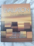 Evaluation A systmatic Approach 7th edition, Overige typen, Ophalen of Verzenden, Zo goed als nieuw, Peter H. Rossi, Mark W. Lipsey & Howard E. Freeman