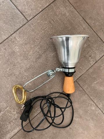 vintage klemlamp / knijpspot - Hema beschikbaar voor biedingen