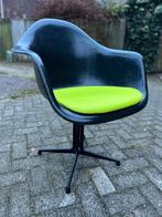 Herman Miller fiberglass vintage design Vitra la Fonda, Huis en Inrichting, Stoelen, Ophalen of Verzenden, Gebruikt, Zwart, Eén