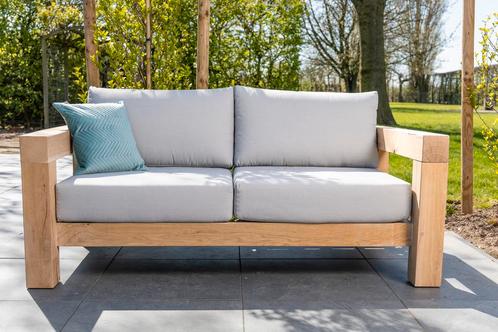 Eiken 2 zits bank🌱 Duurzaam en robuust! LENTEACTIE🌞, Tuin en Terras, Tuinsets en Loungesets, Nieuw, Bank, Ophalen of Verzenden