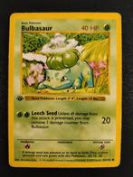 1st edition Shadowless Bulbasaur, Hobby en Vrije tijd, Verzamelkaartspellen | Pokémon, Ophalen of Verzenden, Gebruikt