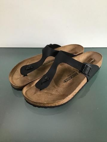 GRATIS VERZENDEN | BIRKENSTOCK Gizeh zwarte slippers 46 beschikbaar voor biedingen