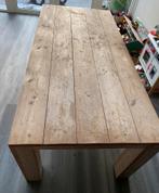 Steigerhouten tafel, Huis en Inrichting, Tafels | Eettafels, Ophalen, 200 cm of meer, 50 tot 100 cm, Zo goed als nieuw