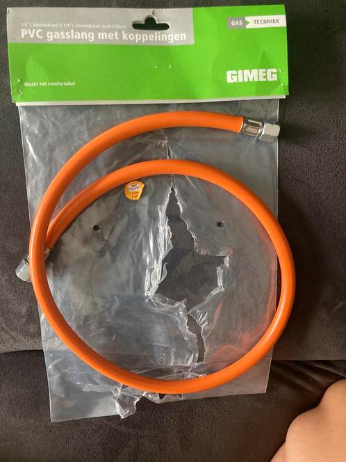 PVC gasslang met koppelingen, Caravans en Kamperen, Kampeeraccessoires, Nieuw, Ophalen of Verzenden