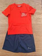 Gymsetje jongens, t-shirt 128 / broekje 140, Ophalen, Gebruikt, Jongen
