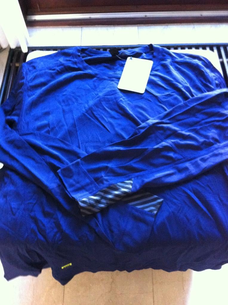 Heren T shirt blauw 4x XL lange mouw Lifa., Kleding | Heren, Blauw, Lifa, Nieuw, Overige maten