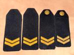 2 sets rangen korporaal in geel marine jaren 60, Verzamelen, Ophalen of Verzenden, Marine, Nederland, Embleem of Badge