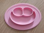 Heel handig roze silicone bordje voor baby en peuter, Kinderen en Baby's, Babyvoeding en Toebehoren, Ophalen of Verzenden, Zo goed als nieuw