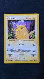 Pikachu Base Set Shadowless NM, Hobby en Vrije tijd, Verzamelkaartspellen | Pokémon, Ophalen of Verzenden, Zo goed als nieuw, Losse kaart