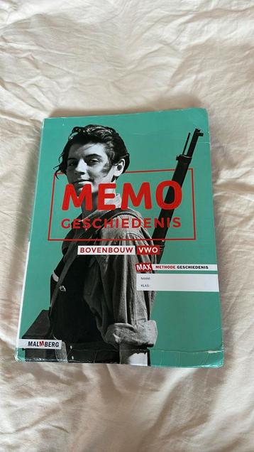 Memo geschiedenis VWO bovenbouw  beschikbaar voor biedingen