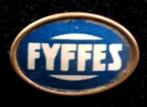 Fyffes bananen broche- celluloid- OUD !, Verzamelen, Speldjes, Pins en Buttons, Verzenden, Zo goed als nieuw, Merk, Speldje of Pin