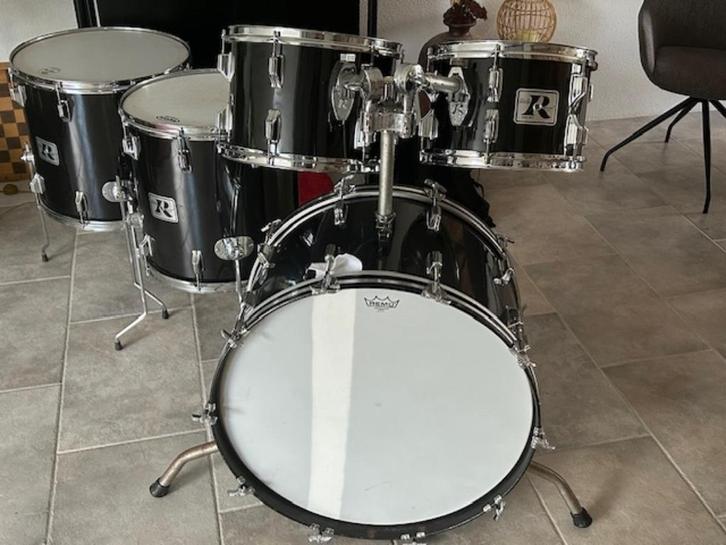 Rogers Big R Rock kit (met 2 floortoms), Muziek en Instrumenten, Drumstellen en Slagwerk, Zo goed als nieuw, Overige merken, Ophalen