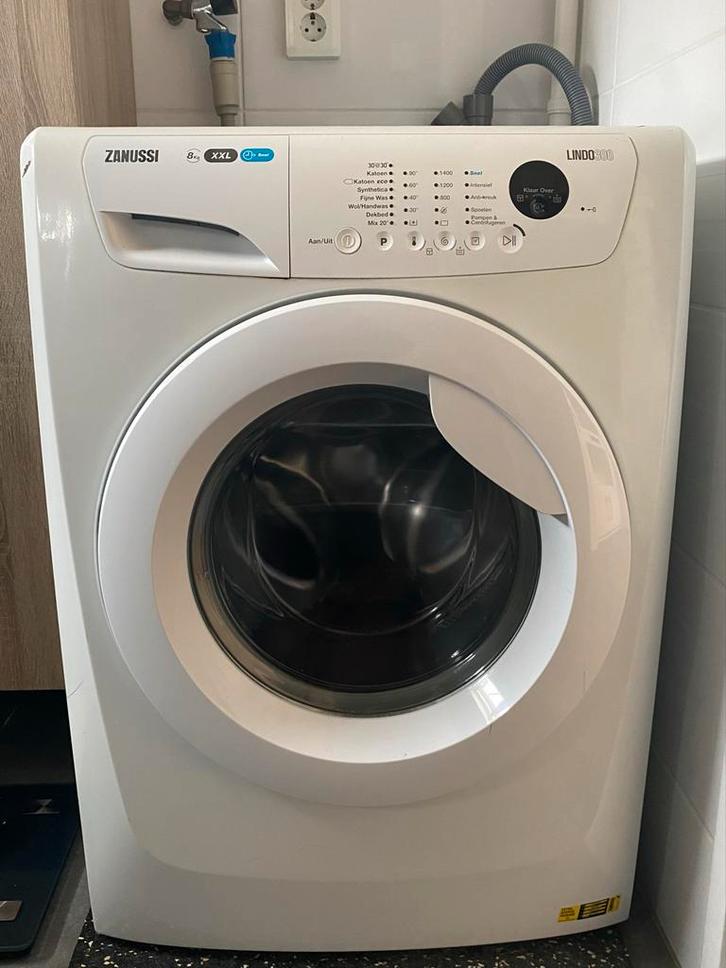 Zanussi wasmachine 8kg - gratis ophalen, Witgoed en Apparatuur, Wasmachines, Gebruikt, Voorlader, 8 tot 10 kg, Minder dan 85 cm