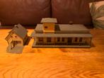 Pola miniatuur treinstation antiek, Gelijkstroom of Wisselstroom, Brug, Tunnel of Gebouw, Zo goed als nieuw, Ophalen