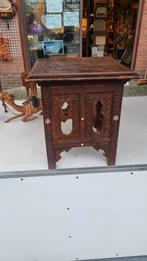 Prachtig antiek ingelegd tafeltje, Ophalen of Verzenden