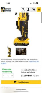 Dewalt multitool, Doe-het-zelf en Verbouw, Gereedschap | Zaagmachines, Ophalen, Minder dan 600 watt, Overige typen, 30 tot 70 mm