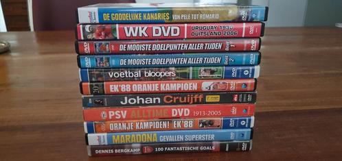 Set DVD's sport, Cd's en Dvd's, Dvd's | Sport en Fitness, Zo goed als nieuw, Documentaire, Voetbal, Alle leeftijden, Ophalen of Verzenden