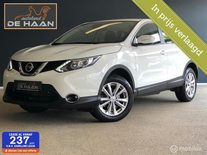 Nissan Qashqai 1.2 Acenta NAVI CAMERA STOELV BLUETOOTH PDC, Auto's, Nissan, Bedrijf, Te koop, Qashqai, ABS, Achteruitrijcamera