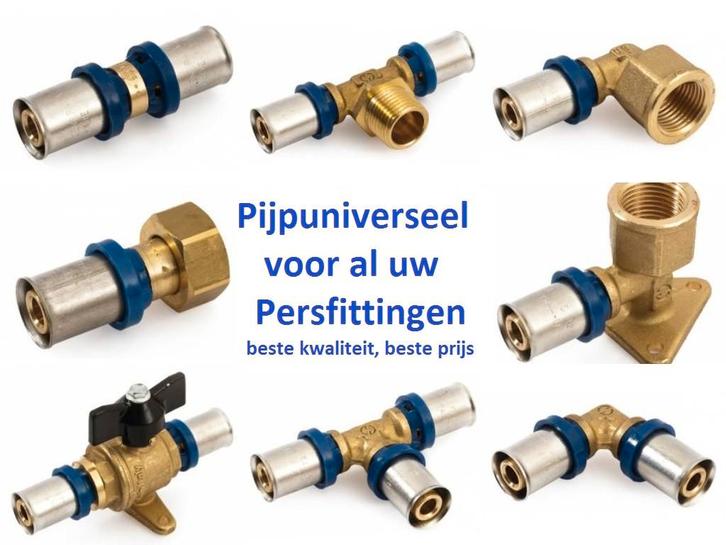 Pijpuniverseel Knelfittingen knelkoppeling recht, Doe-het-zelf en Verbouw, Sanitair, Nieuw, Ophalen of Verzenden