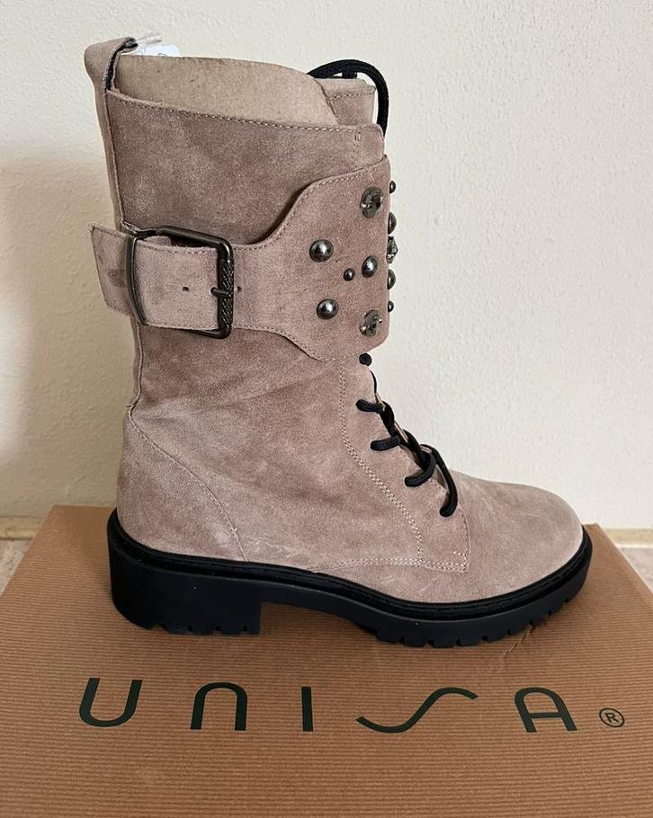 Unisa laarzen bikerboots maat 39!, Kleding | Dames, Schoenen, Nieuw, Lage of Enkellaarzen, Overige kleuren, Ophalen of Verzenden